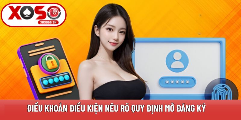 Điều khoản điều kiện nêu rõ quy định mở đăng ký